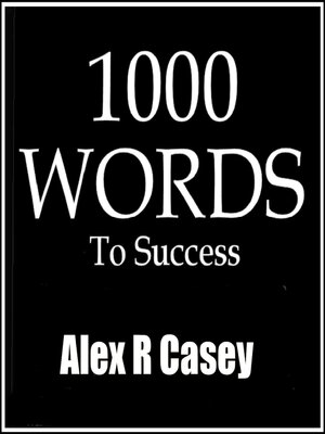 cover image of 1000 Words to Success
